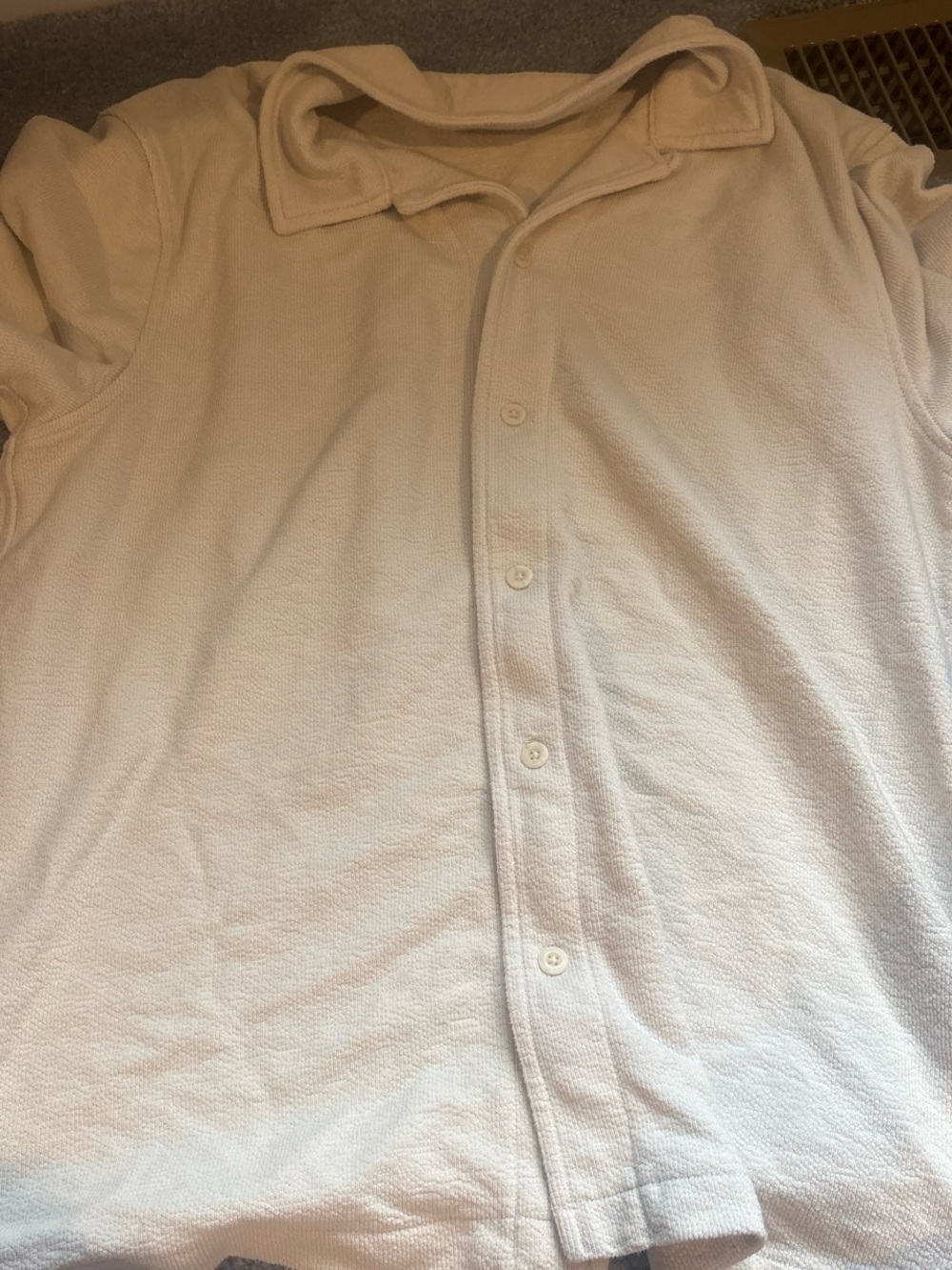 J. Crew Cream Casual Button-Down Shirt